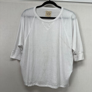 Women's Chaser White Short Sleeve Raglan Tee S